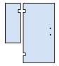 Inline Panel with door shower